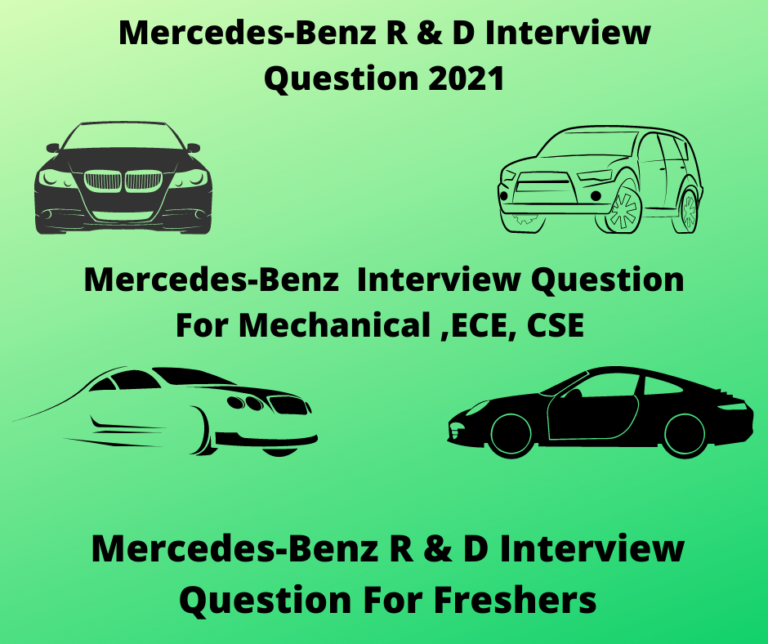 mercedes benz research and development interview questions