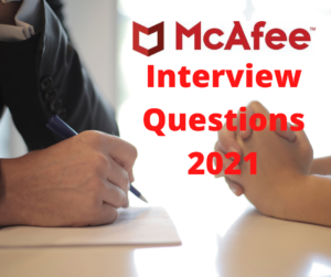 mcafee interview questions
