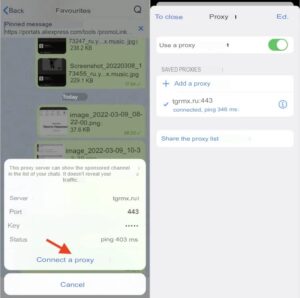 how add proxy in telegram